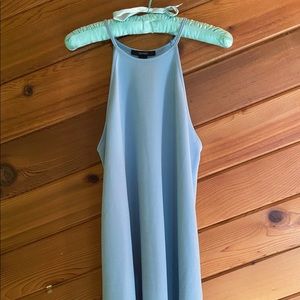 Baby blue mini dress